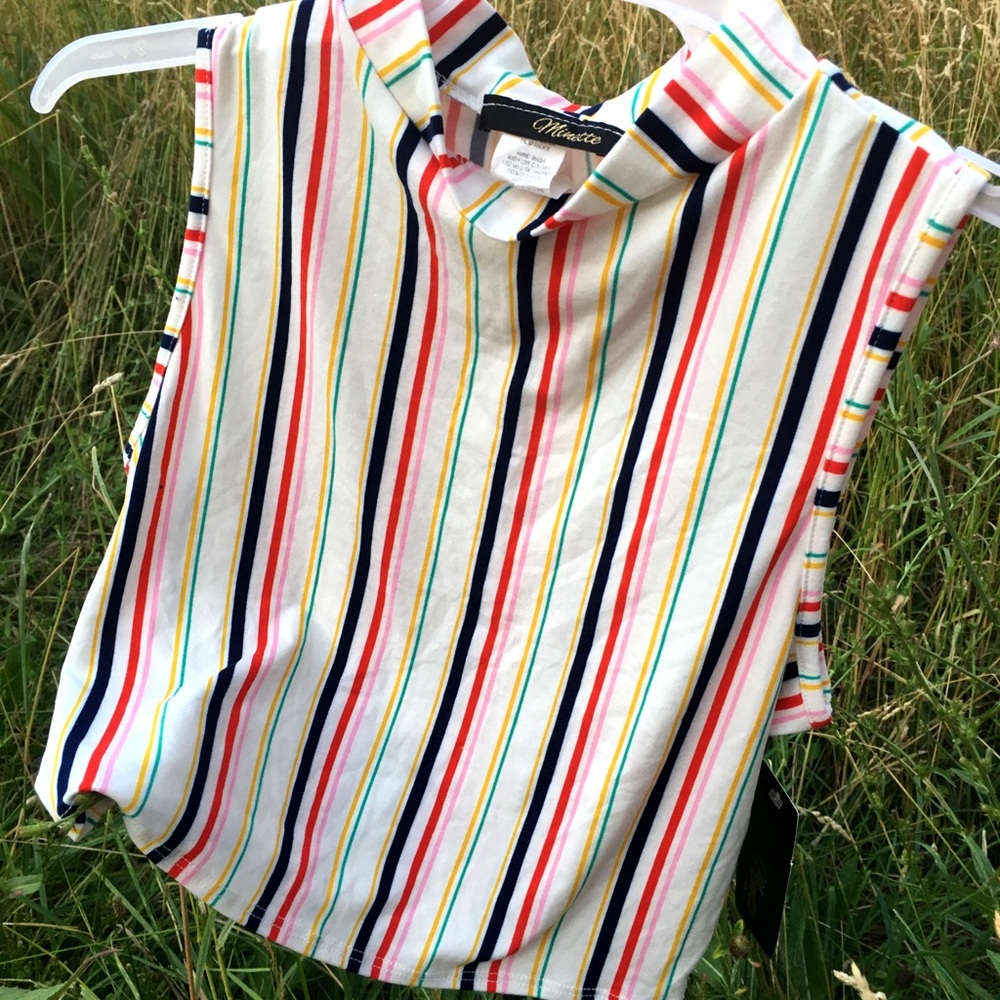 Turtle Neck Crop Top